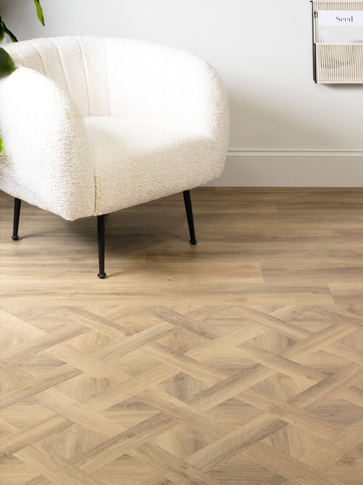 Alta Oak in Basket Weave | LVT Design flooring by Amtico